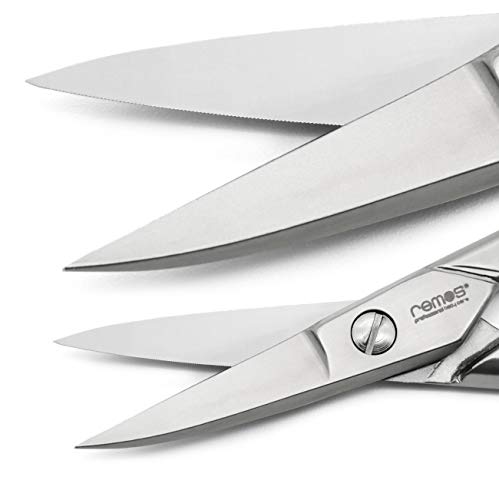 REMOS Toenail Scissors with Serrated Cutting Edge Made of Hardened Steel 13.5 cm