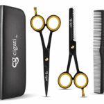 Cigati Hairdressing Scissors | 6.5 Inch Hair Scissors Thinning Scissors Set | Stainless Steel Razor Edge Blades | Barber Hair Cutting Professiona