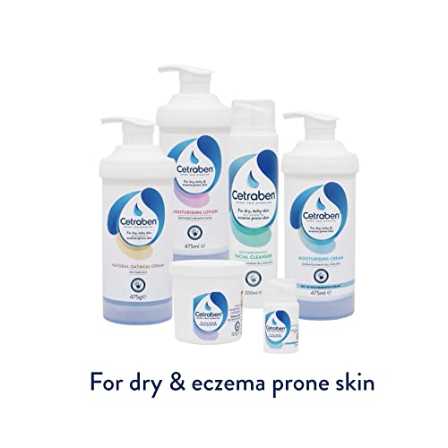 Cetraben Natural Oatmeal Cream Body Cream Dry Skin Moisturiser Suitable For Sensitive and EczemaProne Skin - 190g