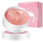 Rose Under Eye Mask, Collagen Under Eye Patches For Puffy Eyes & Bags, Dark Circles and Wrinkles, Look Younger and Less Tired, Revitalize and Moi