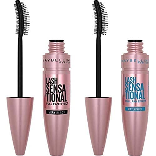 Maybelline New York Volume Mascara Lash Sensational, Black, 9.5 ml, Pack Of 1