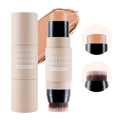 Erinde 3-in-1 Cheek Blush & Lip Tint & Eyeshadow, Creamy Blush Stick for Cheeks & Lips with Brush, Buildable Lightweight Hydrating formula, Easy