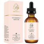ROSVANEE Vitamin C Serum for Face and Eyes 60ml - Pure Facial Brightening Serum with 20% Vitamin C, Hyaluronic Acid, Vitamin B & E for Anti-Aging