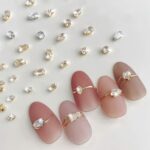 Nail Gems,50PCS Flat Back Shiny Mixed Rhinestones for Nails,Nail Art Rhinestones and Gems Nail Charms for Nail Art Design Decorations DIY Craft,G
