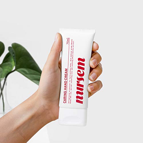 Nursem FRAGRANCE FREE HAND CREAM β 75ml | Fast-absorbing, natural hand cream cruelty free for sensitive skin