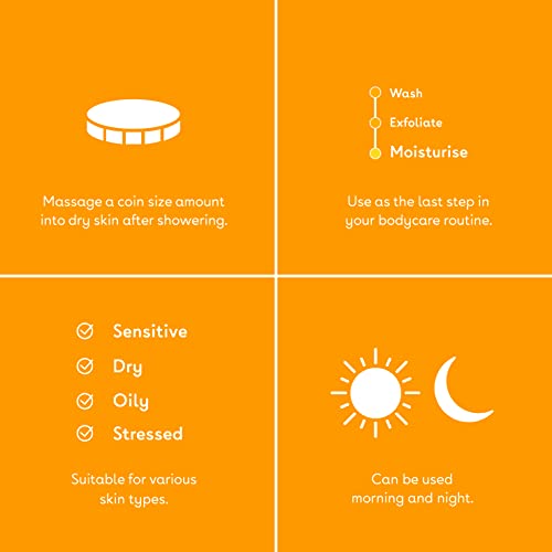 Q+A Vitamin C Body Cream, for hydrating body care with ingredients that promote moisturisation by mirroring the makeup of your skin, brighten ski