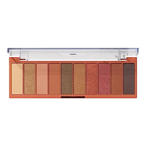 e.l.f. Perfect 10 Eyeshadow Palette, Ten Ultra-pigmented Nude, Matte Shades, Blendable Formula, Vegan & Cruelty-free, Nude Mood (Packaging May Va
