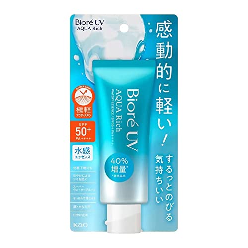 Biore UV Aqua Rich Watery Essence Sunscreen SPF50+ PA++++ 70g Sunscreen Made in Japan