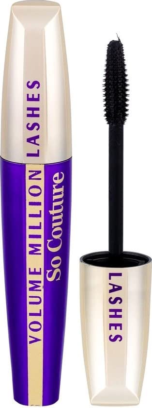 L'Oreal Paris Volume Million Lashes So Couture Mascara Black, Volume and Intensity, Leaving Lashes Soft