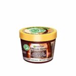 Hair Mask for Dry, Curly Hair | Cocoa Butter Hair Food by Garnier Ultimate Blends, 3-in-1: Pre Shampoo, Conditioner |97% Natural Origin | 100% Ve