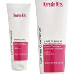 Keratin Kits Pro Pure Salt & Sulfate-Free (No SLS, SLE, ALSS) NEW FORMULATION, Aftercare Conditioner for Extensions & to Prolong Keratin Treatmen