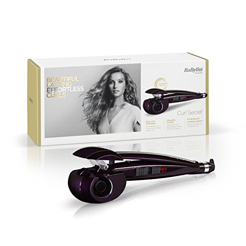 BaByliss Curl Secret Styler, automatic hair curler, Long-lasting effect, easy curls, quick curling, Purple, 2667U