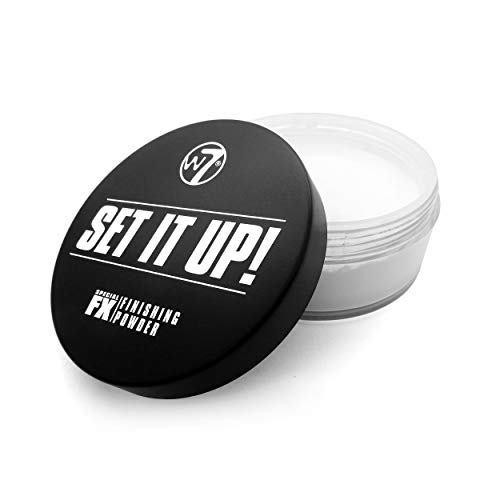 W7 Set It Up Loose Setting Powder - Weightless Translucent Blurring Powder For All Skin Tones