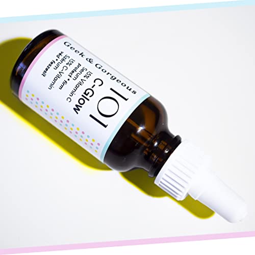 Geek & Gorgeous 101 C-Glow - 15% Vitamin C Serum, super-light + Ferulic acid & vitamin E, gives environmental protection, boost collagen & evens