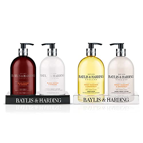 Baylis & Harding Sweet Mandarin & Grapefruit Hand Wash and Lotion Set - Vegan Friendly