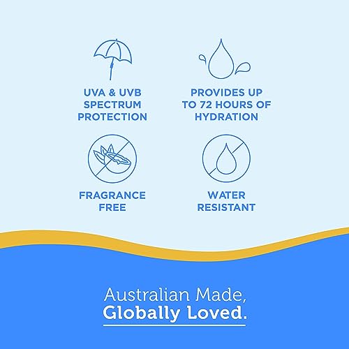 Bondi Sands Fragrance Free Face Sunscreen Lotion SPF 50+ | Gentle Formula Moisturises + Provides Broad-Spectrum Protection, Enriched with Aloe Ve