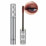 Waterproof Mascara Brown Volume and Length Waterproof,Natural Lashes Mascaras, Telescopic Mascara Hard Wearing,Eye Makeup Non-smudged, Non-caking