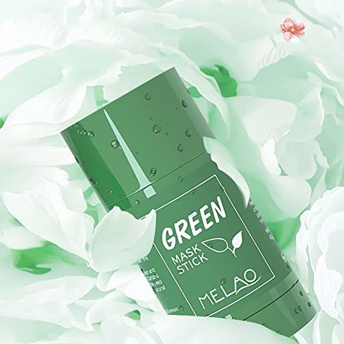 Green Tea Mask Stick for Face, 2Pack Poreless Deep Cleanse Mask Stick, Blackhead Remover with Green Tea Extract, Deep Pore Cleansing, Moisturizin