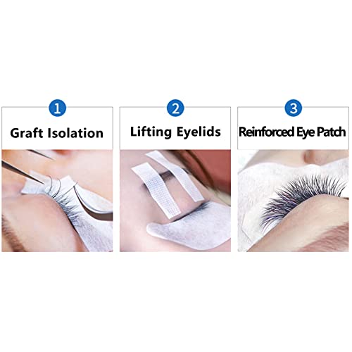 Eyelash Tape, Breathable Lash Tape Eye Tape Pink Eye Make up Tape Eyeshadow Tape Micropore Tape Eye Tape Adhesive Lash Extension Tape Medical Tap