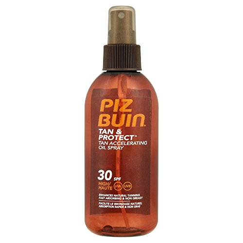 Piz Buin Tan and Protect Tan Accelerating Oil Spray SPF 30 High, 150 ml (Pack of 1)