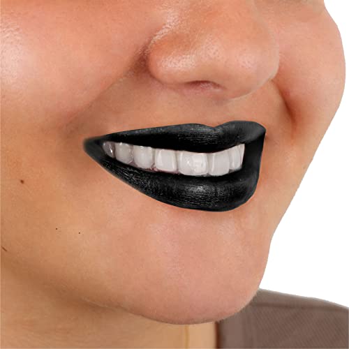 Black Lipstick - Pack of 1 - Tube of Black Lipstick - Fancy Dress Costume Makeup Accessory