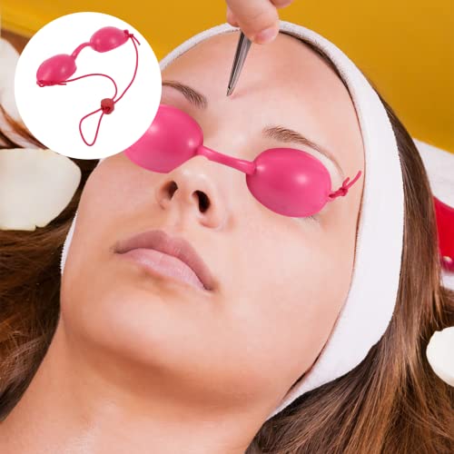 Healifty Tanning Bed Goggles Flexible Tanning Goggles Adjustable UV Eye Protection, Safety Goggle Shading Patch Safety Eye Patch for Salon Indoor