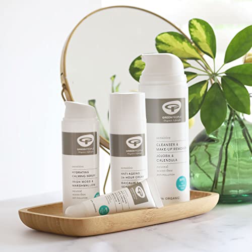 Green People Scent Free Eye Cream 10ml | Natural & Organic Sensitive Eye Cream | Unperfumed Anti-Ageing Moisturiser for Sensitive Skin | Paraben