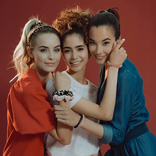 Invisibobble ORIGINAL Hair Ties, Crystal Clear, 3 Pack - Traceless, Strong Hold, Waterproof - Suitable for All Hair Types