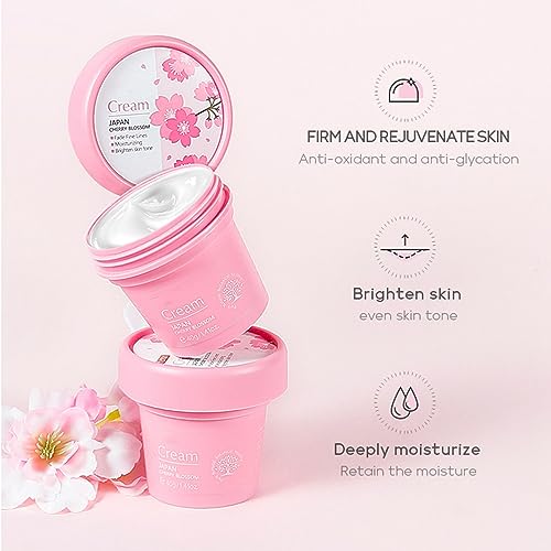 Skincare Gifts For Teenage Girls,Cherry Blossom Skincare Sets,Facial kit,Pamper Sets For Women Gifts,Skin Care Sets & Kits with Cleanser, Face Se