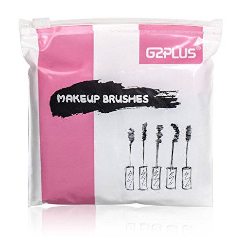 G2PLUS 100 PCS Disposable Lip Brushes - Black Disposable Lip Wands - Lipstick Lip Applicator Wands for Lips, Eyes and Makeup Application