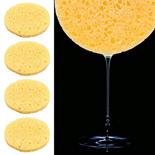 Compressed Facial Sponges,50 Pieces Wash Face Sponge Facial Cleansing Exfoliating Cosmetic Sponge for Women,Daily Cleansing Gentle Exfoliating fo