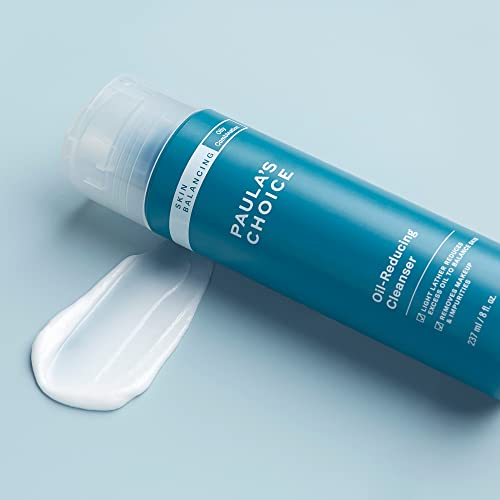 Paula's Choice SKIN BALANCING Oil Reducing Cleanser - Facial Foaming Cleanser Fights Blackheads & Pores - Make Up Remover & Face Wash with Aloe V