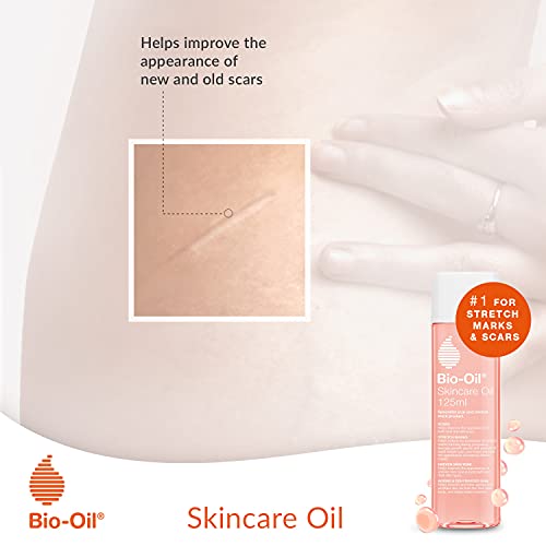 Bio-Oil Skincare Oil - Improve the Appearance of Scars, Stretch Marks and Skin Tone - 1 x 125 ml