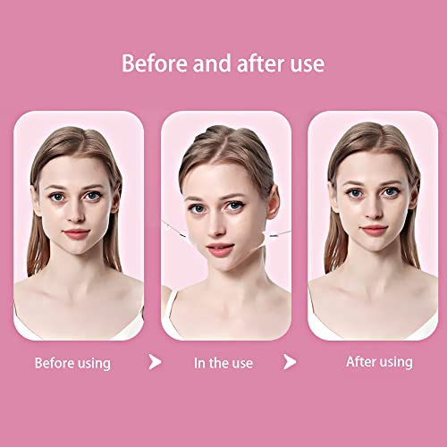 Cdemiy Face Lift Tape, 20 Pcs Face Tape Lift with 8 Thin String, Invisible Face Lifting Tape, Instant Face Lift Band, Face Thin Tape for Tighteni