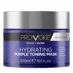 PRO:VOKE Touch Of Silver Hydrating Purple Toning Hair Mask 300 ml, Brightens Blonde, Platinum, White or Grey Hair Whilst Deeply Nourishing Damage