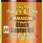 Jamaican Mango & Lime Black Castor Oil Original 118ml - Promotes hair growth. NATURAL OILS. Perfect for hair and skin. Fast-absorbing oil.
