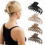 Zou Rena Hair Clips Women,Extra Large Hair Clips for Thick Hair 12.5 cm(4.9 Inch)-Large Claw Clip & Hair Claw-Claw Hair Clips-Big Claw Clips for