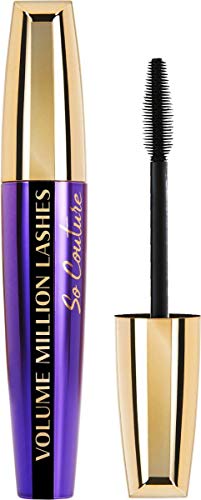 L'Oreal Paris Volume Million Lashes So Couture Mascara Black, Volume and Intensity, Leaving Lashes Soft