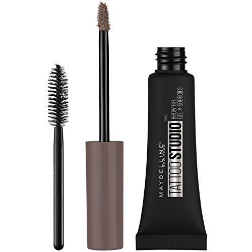 MAYBELLINE - TattooStudio Waterproof Eyebrow Gel, Medium Brown - 0.23 fl. oz. (6.9 ml)