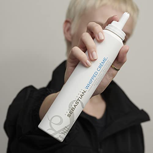 Sebastian Professional Whipped Cream Mousse Hair Styler, Light Conditioning and Protecting Style Whip for Wavy & Curly Hair, Professional Hair Ca