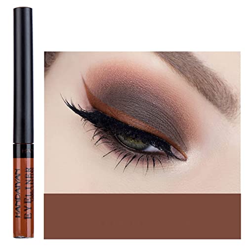 Coloured Eyeliner, Matte Liquid Eyeliner, Blue Eyeliner Long-Lasting Waterproof Liquid Eye Liner, Highly-Pigmented Colourful Eyeliner for Eye Mak