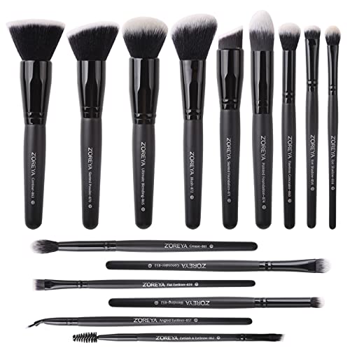 Makeup Brushes Zoreya Makeup Brush Set Premium Foundation Brush Kabuki Brush With Soft and Cruelty-Free Synthetic,for Cosmetics Foundation Concea