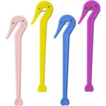 4 Pack Elastic Hair Bands Remover, Elastic Hair Ties Cutter Tool for Kids Girls and Adult Hair, Ponytail Rubber Hairband Cutters Pony Pick Remova