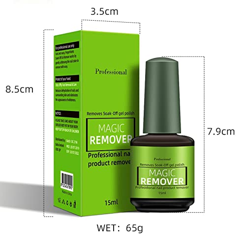 Gel Polish Remover, 2 Pack Gel Nail Polish Remover - Remove Gel Nail Polish - Quick & Easy Gel Polish Remover - Easily & Quickly, Don't Hurt Your
