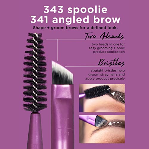 Real Techniques Eye Shade and Blend Eyeshadow Make-up Brush Duo (packaging & handle may vary)