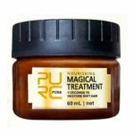 Glamza Pure Magical Hair Mask 60ml Keratin Argan Hair Treatment 5 Seconds Mask Root Repair Nourishing