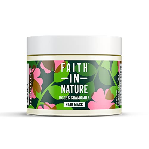 Faith In Nature Natural Shea & Argan Hair Mask, Nourishing, Vegan & Cruelty Free, No SLS or Parabens, For Dry to Very Dry Hair, 300ml