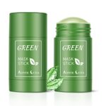 2 Pack Green Tea Cleansing Mask Stick, Blackhead Remover Mask Stick, Green Tea Purifying Clay Stick Mask, Moisturizing & Oil Control Facial Pore