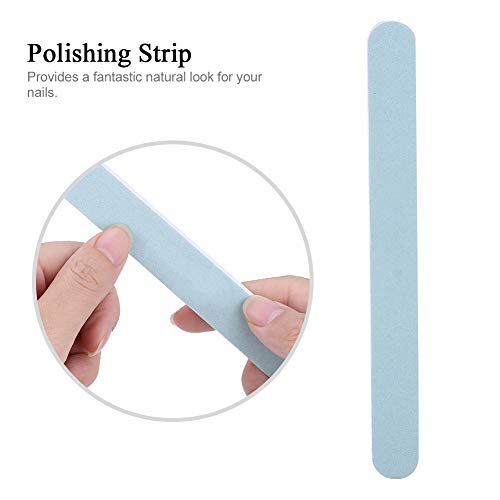 DEWIN Super Nail Buffing Cream, Carnate Nail Buffing Cream Nail Art Buffing Cream Nail Brush Buffer Varnish Polish Polishing Strip Nail Art 3Pcs/