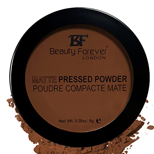 Beauty Forever Matte Pressed Powder, Oil Free & Lightweight, 8gms (01 TRANSPARENT)